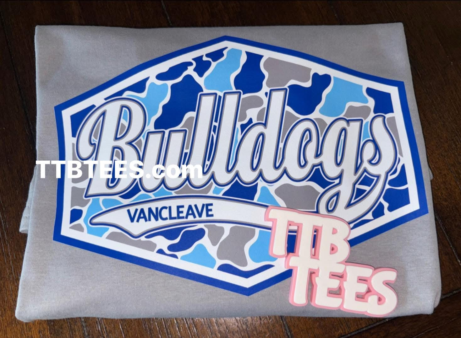 2 sided Vancleave Bulldogs- cotton