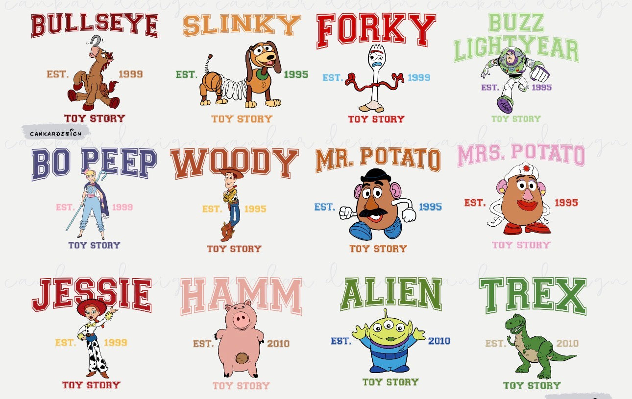 Toy and Friends Tees Toy Story