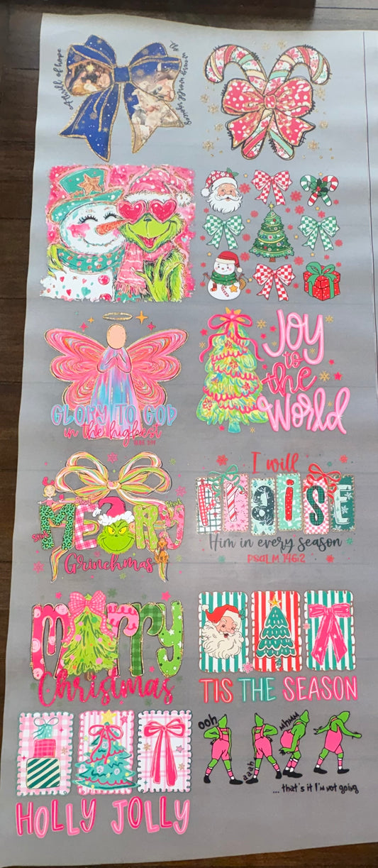 12 print Roll- adult or larger youth sized.