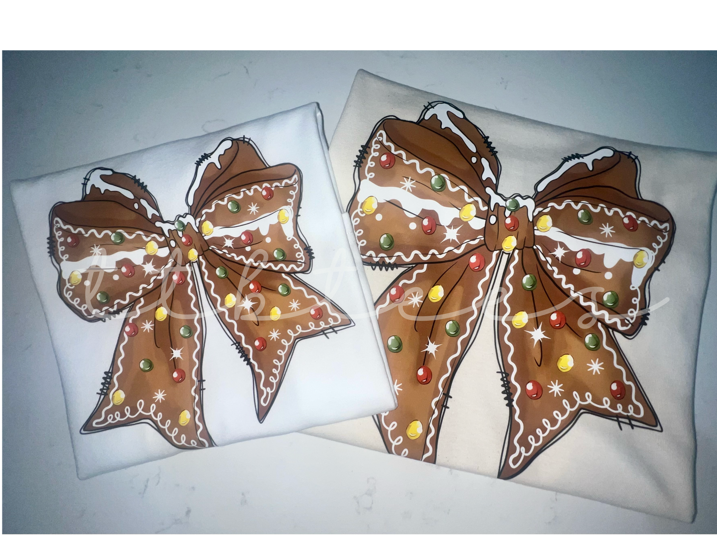 Girly Gingerbread Bow