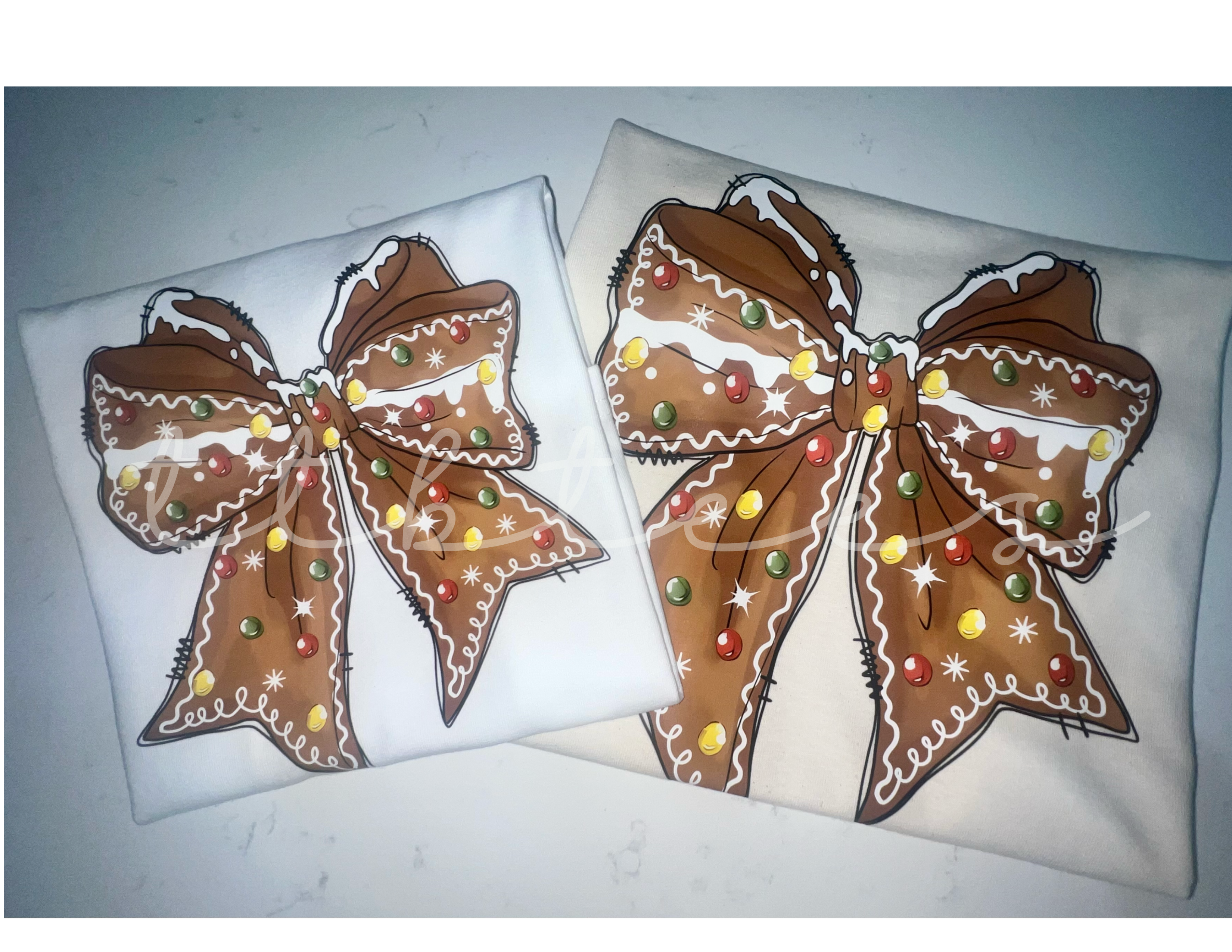 Girly Gingerbread Bow