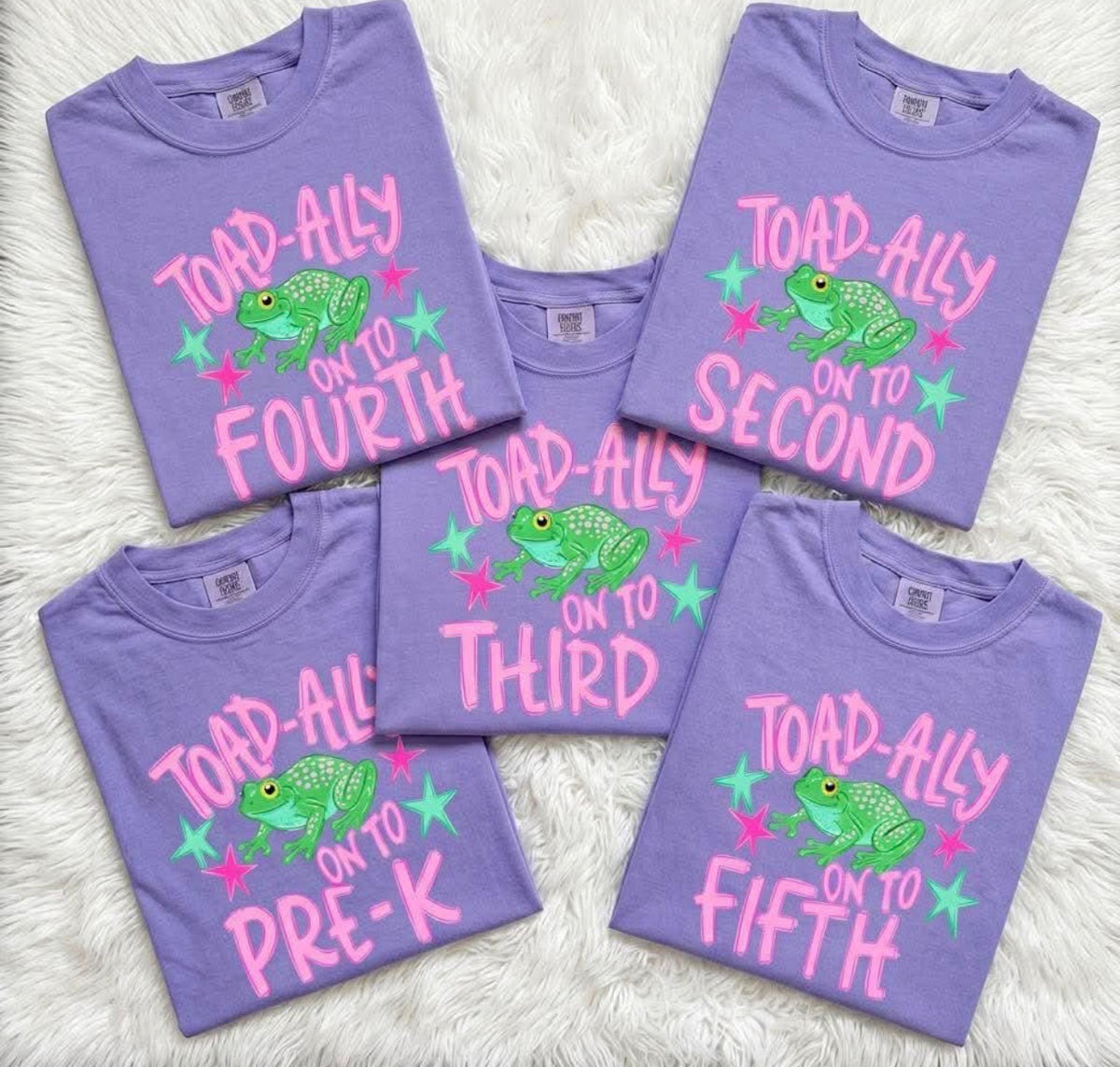 Toad-ally onto grade levels - comfort colors