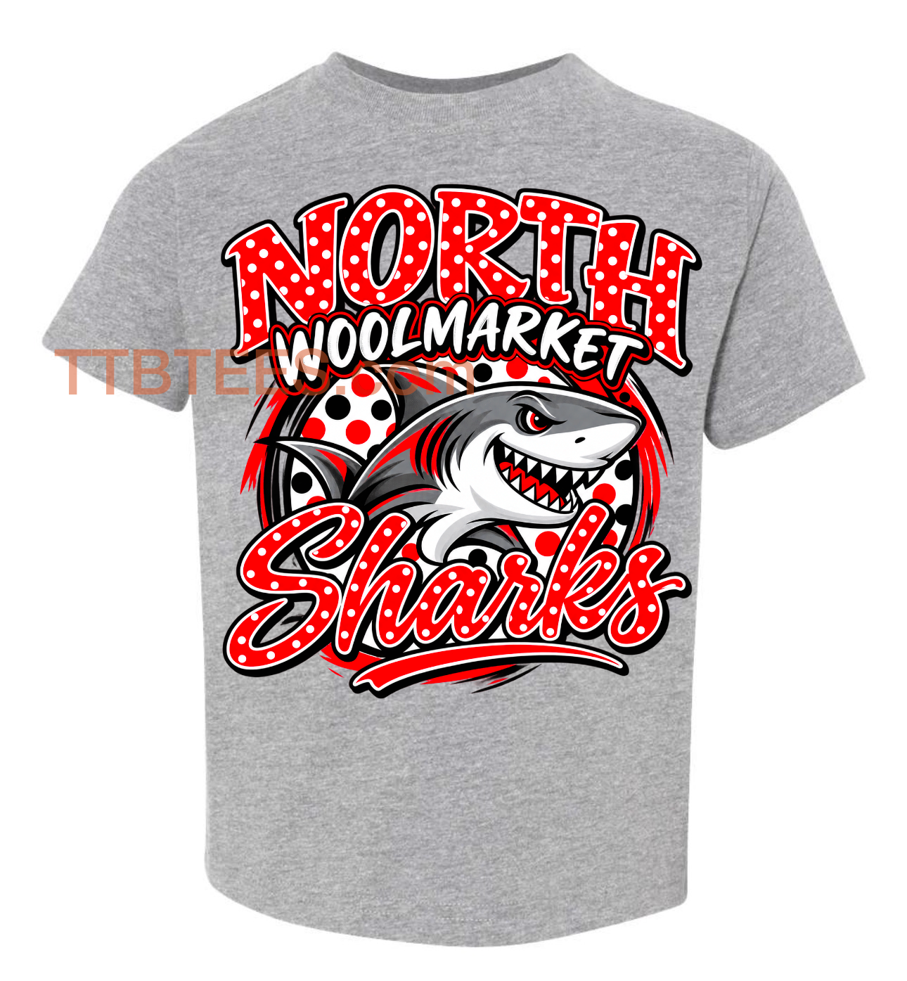 North Woolmarket Sharks tee