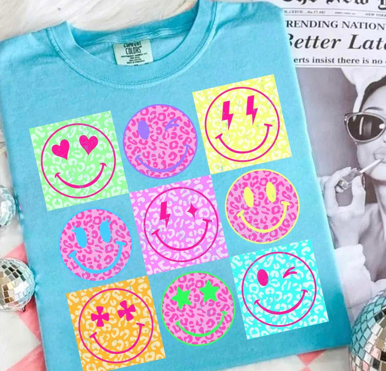 Smiley Comfort colors