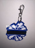 Pony Tail Holder Keychain- Pom Pom