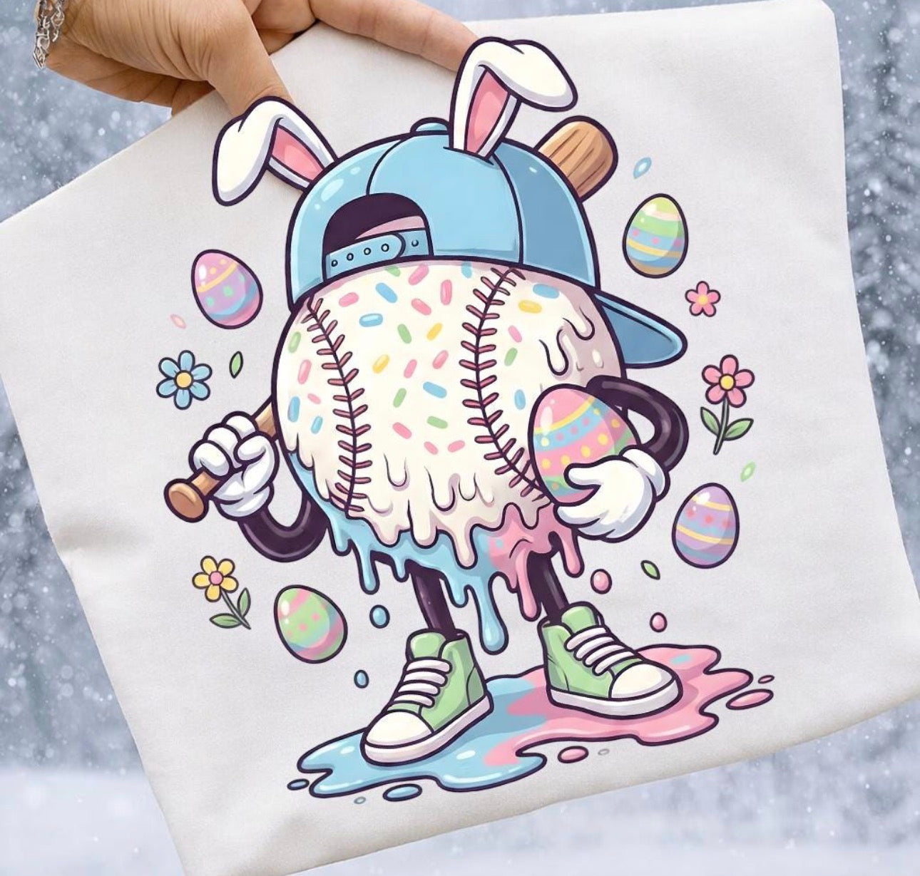 Baseball Easter drip