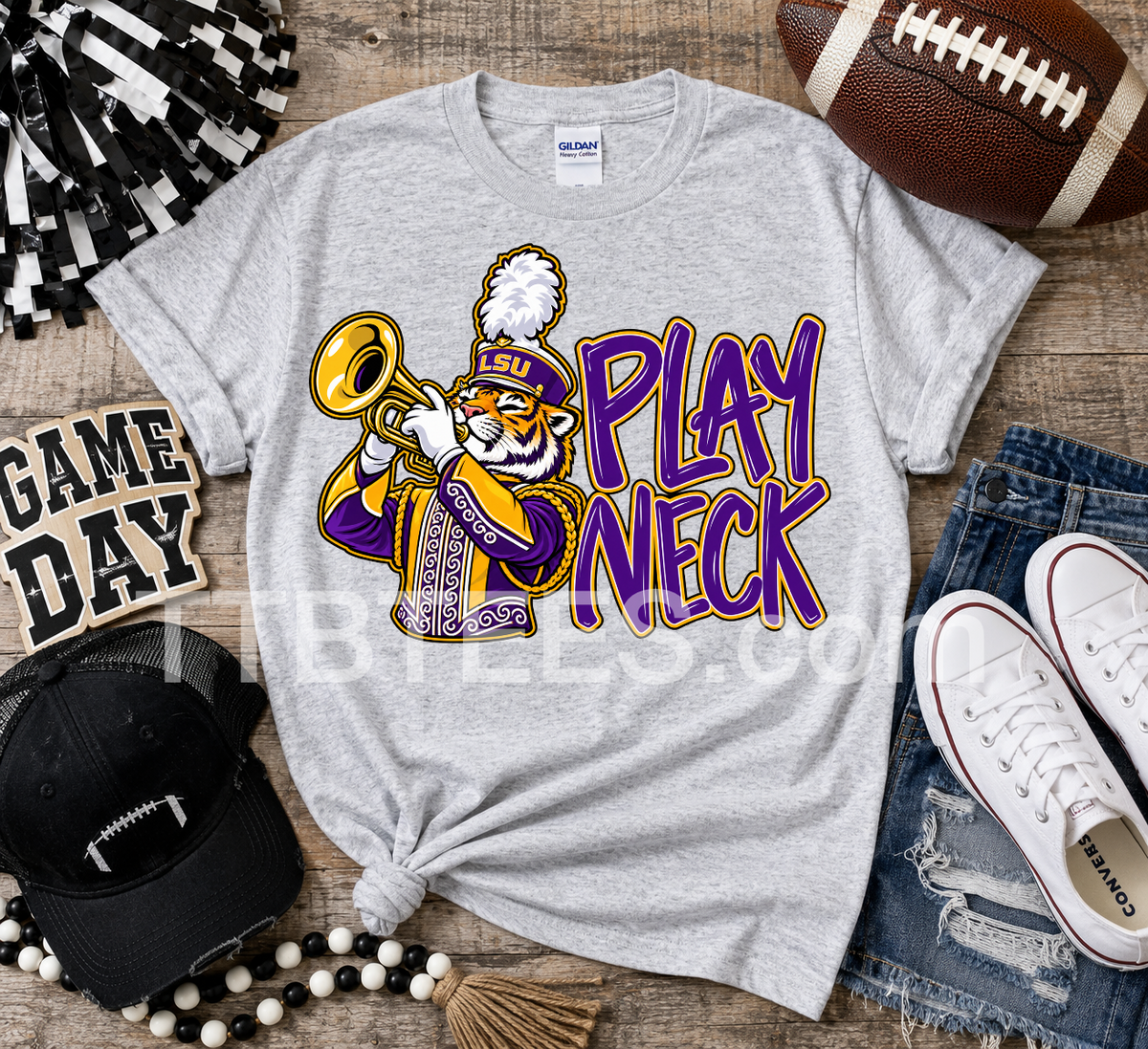 Play neck - LSU tigers