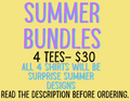 Summer Bundles- 4 SURPRISE tees