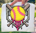 Camo cheetah softball