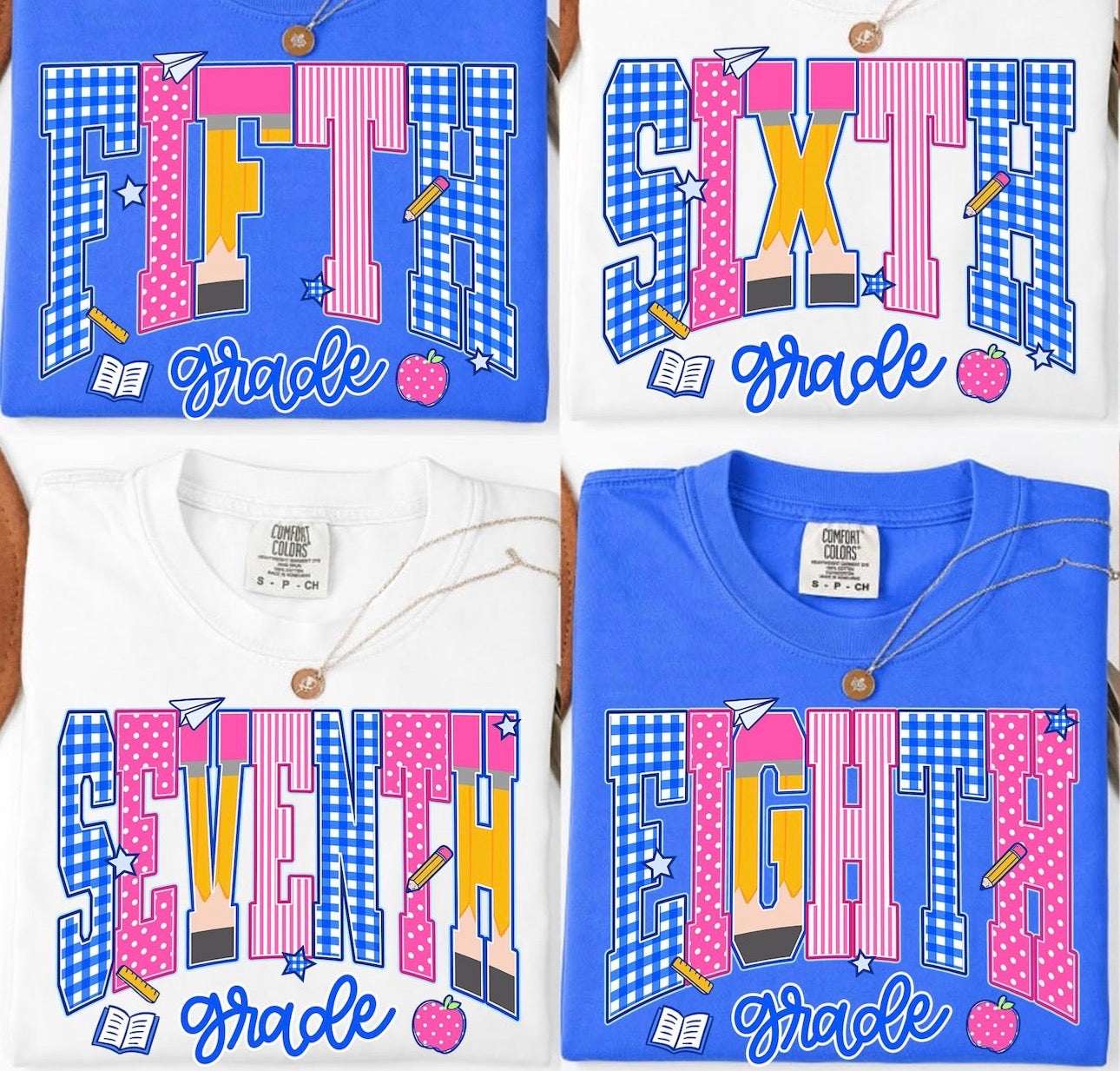 Grade level tees UPPER