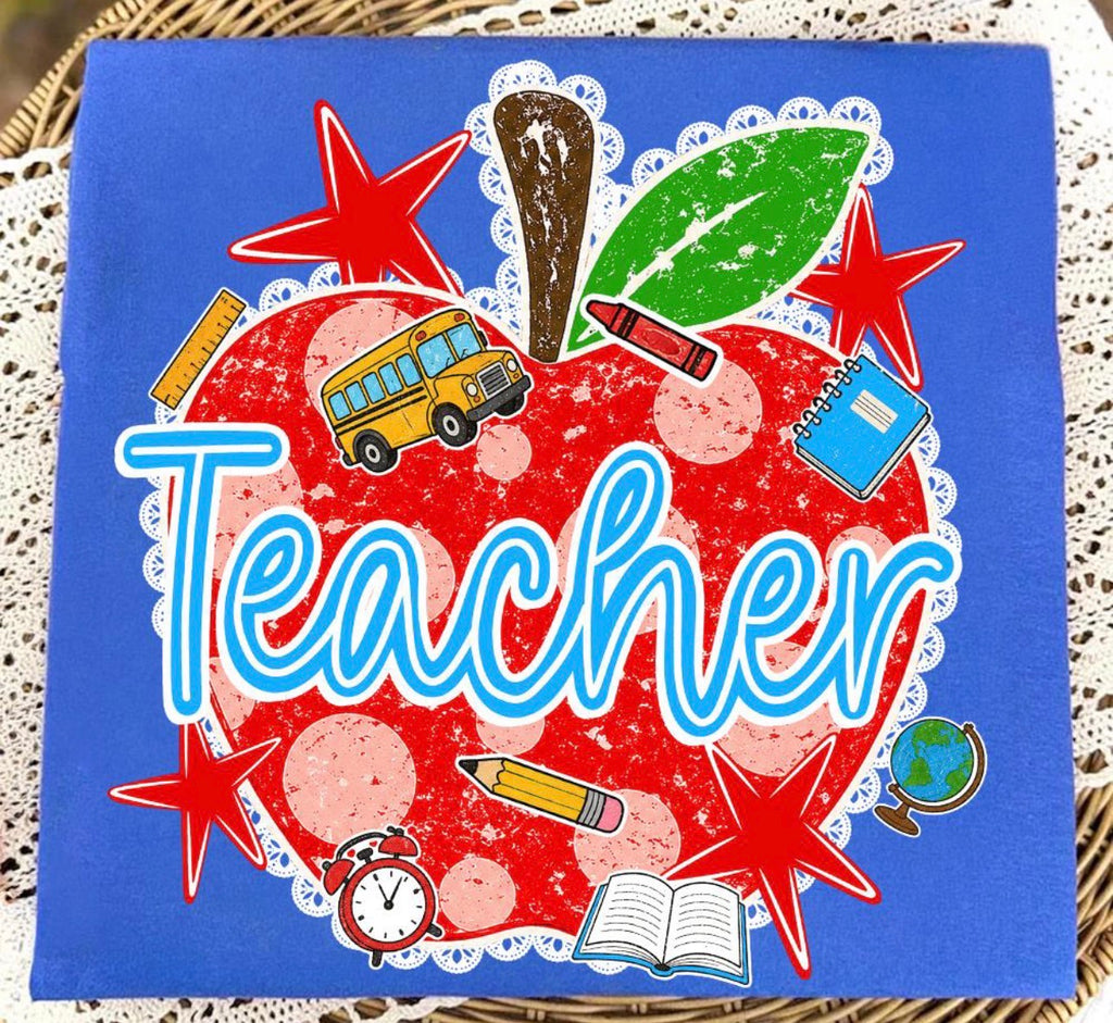 Teacher Apple Tee