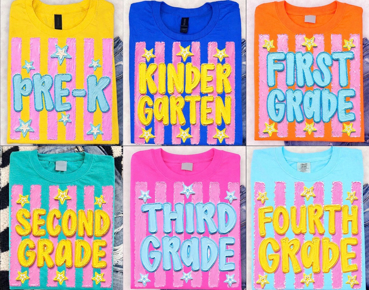Grade level tees