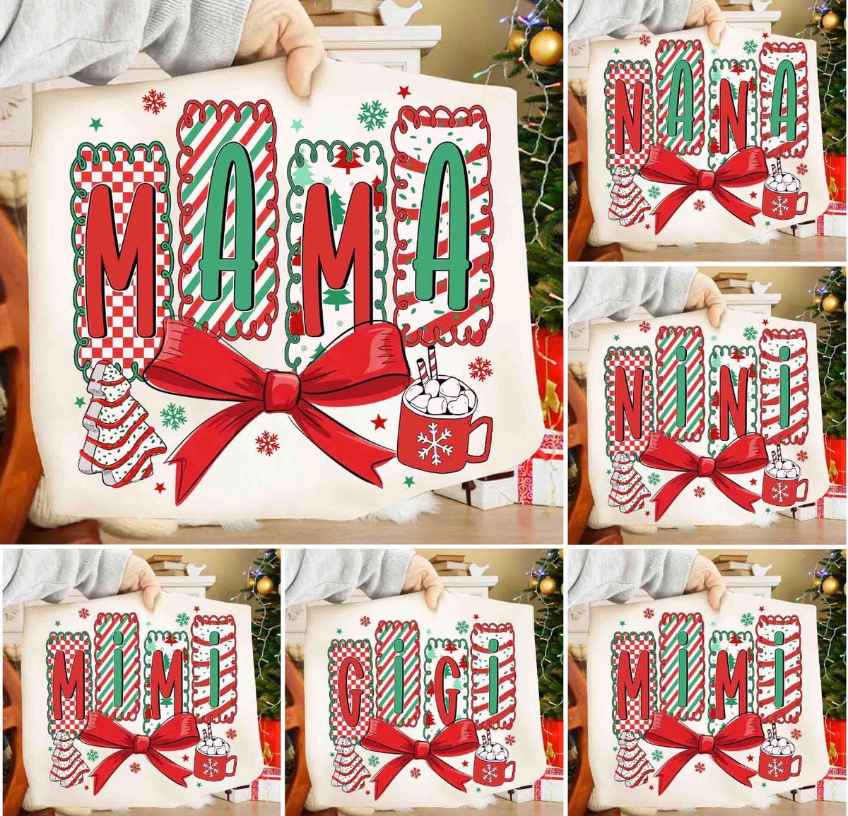 Christmas title tees