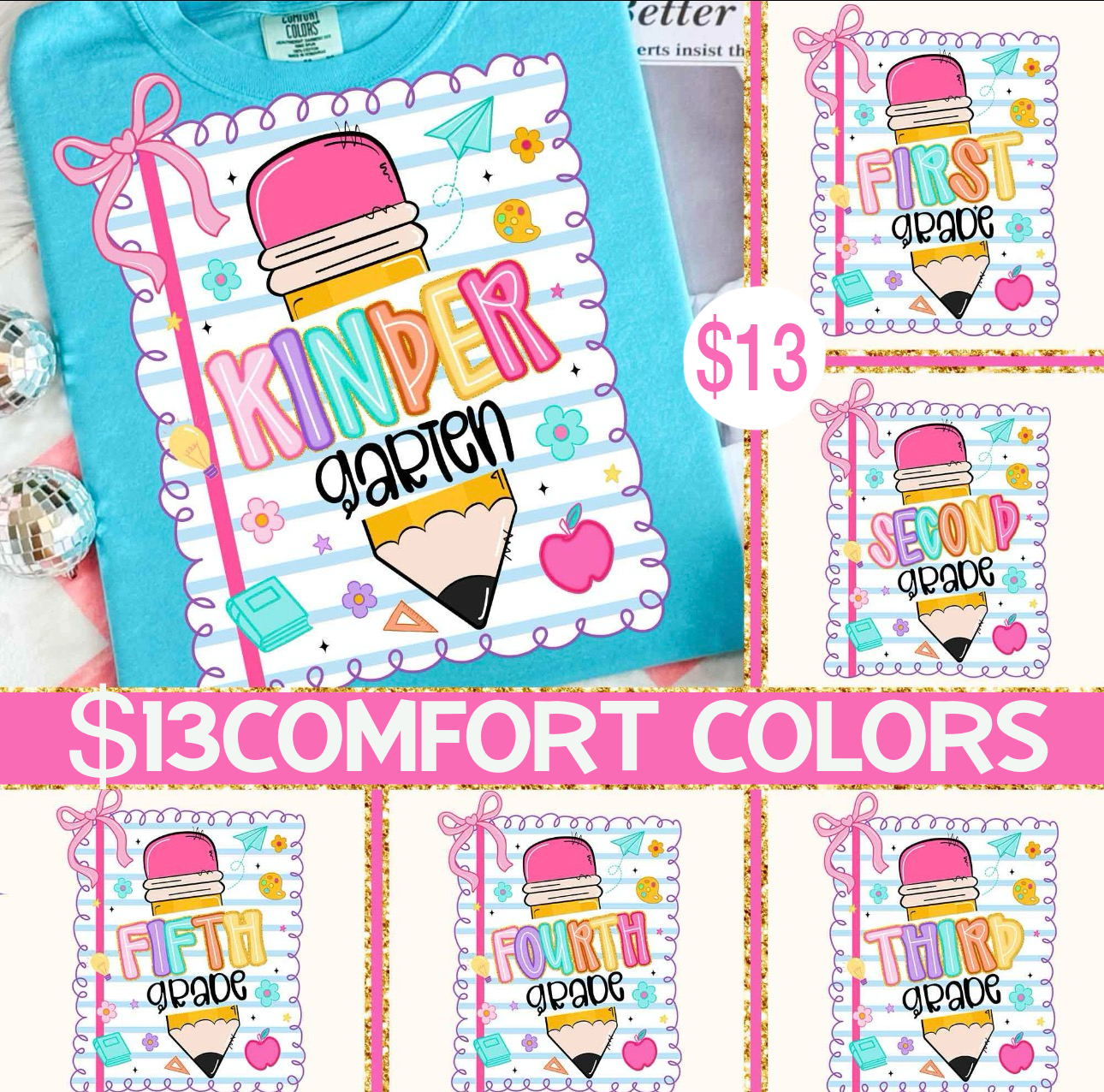 Comfort colors grade levels