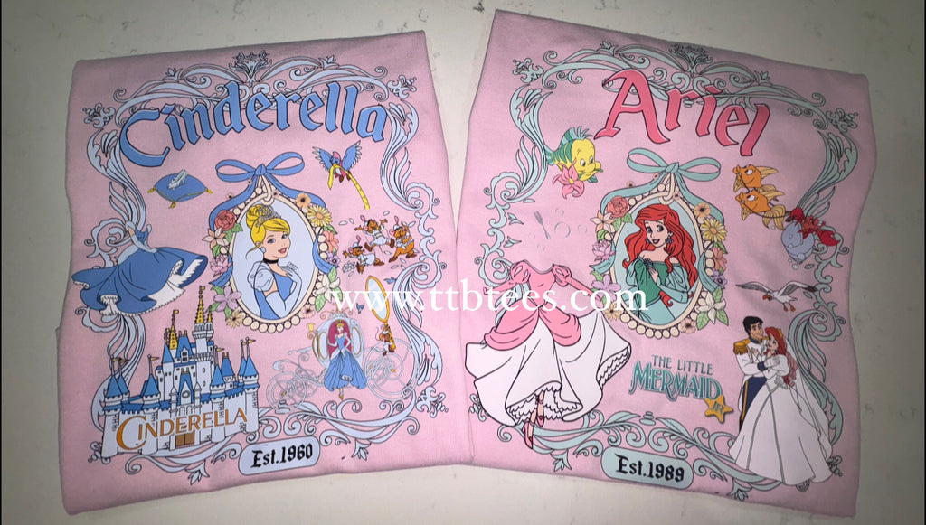 Princess 2 Sided Tees