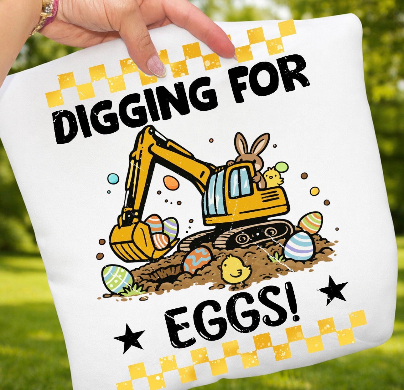 Digging for eggs
