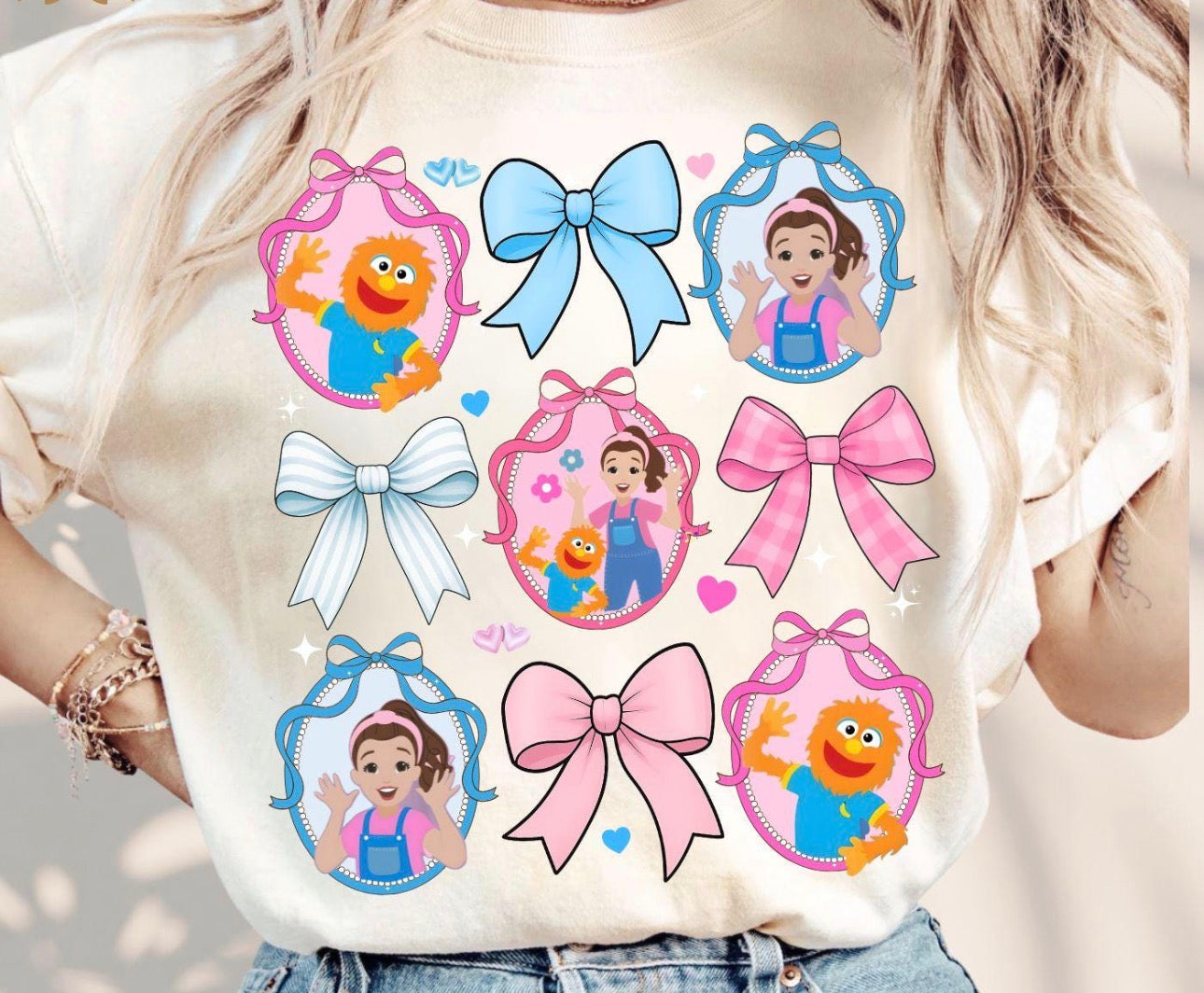 Mrs. Rachel coquette tee