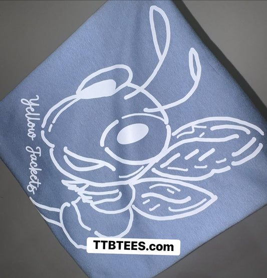 Yellow Jackets Scribble Tee