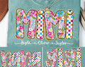 Mimi, Nana, Gigi with names underneath