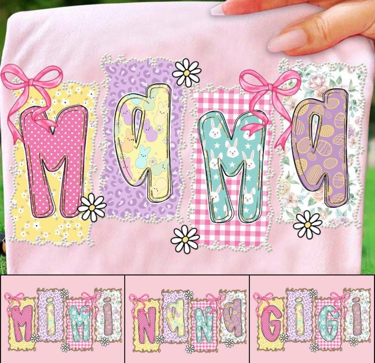 Mama, Mimi, Nana, Gigi Tees