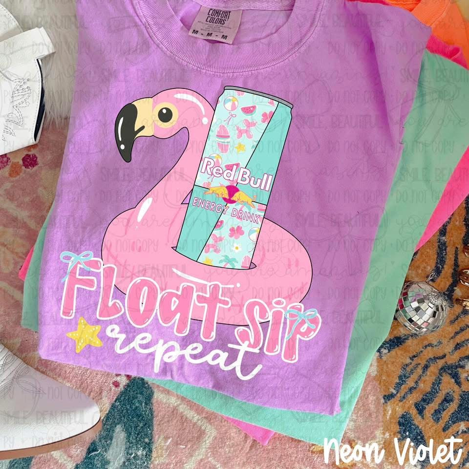 Red Bull and float- comfort colors