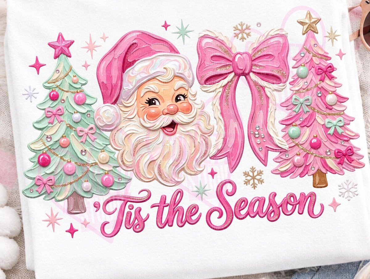 Tis the season pink Santa