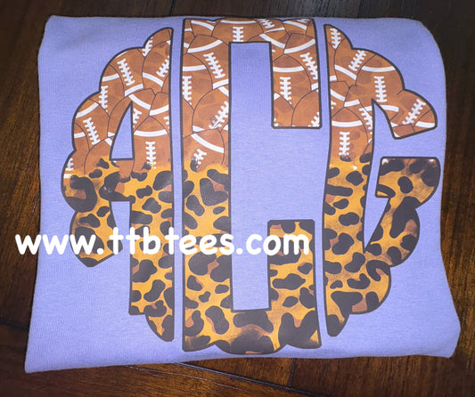 Football leopard initials