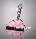 Pink Pom Pom hair tie holder
