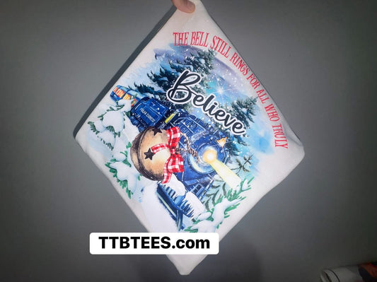 Youth small Believe tee