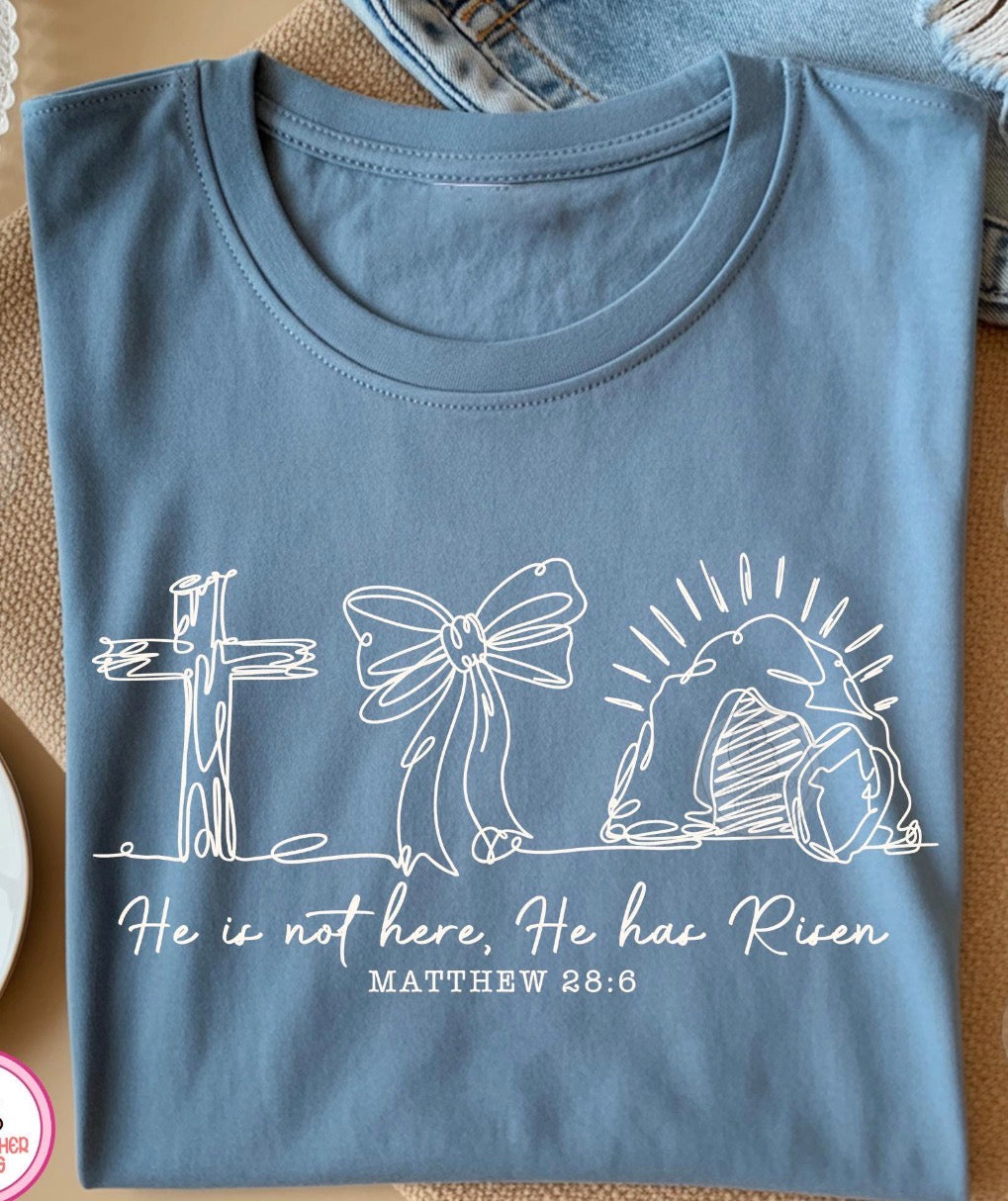 He is not here, he has risen