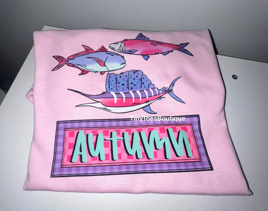 Girly Gamefish name tee