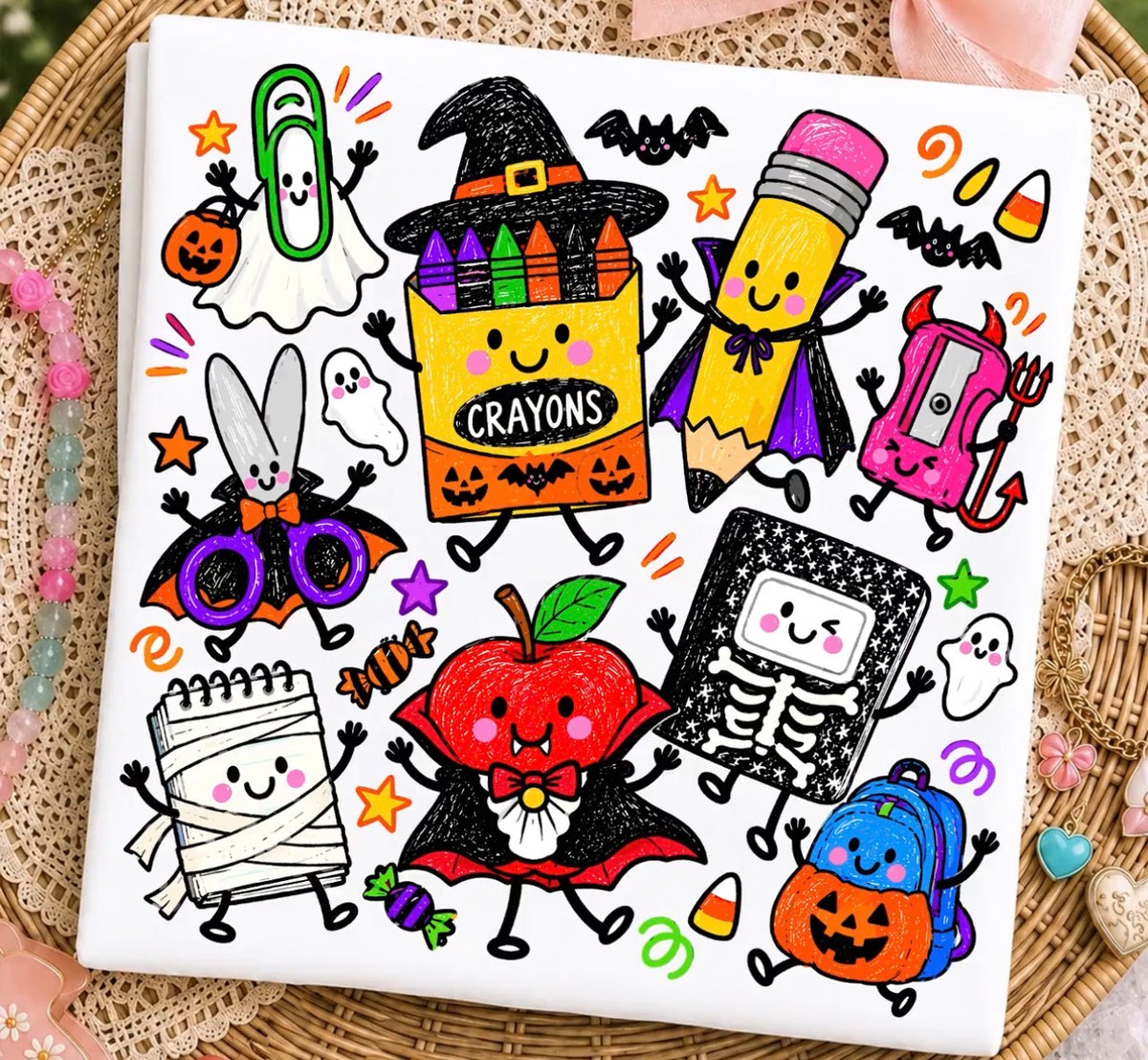 Spooky School Supplies Teacher
