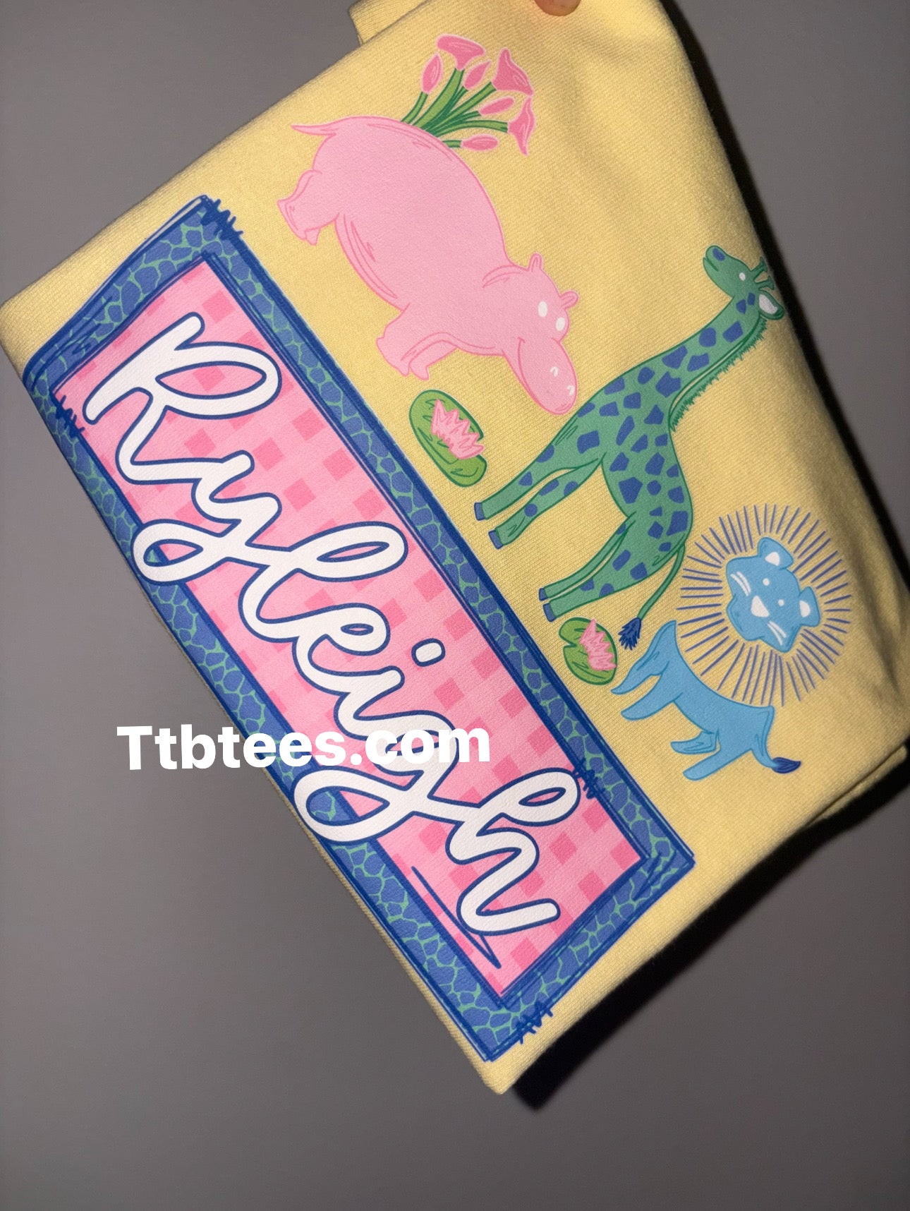 Zoo trio with name