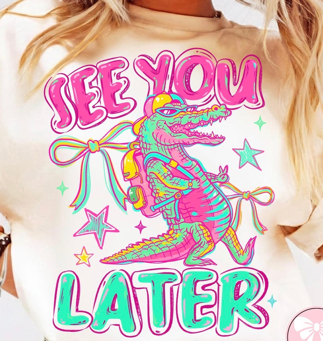 See you later school Gator tee