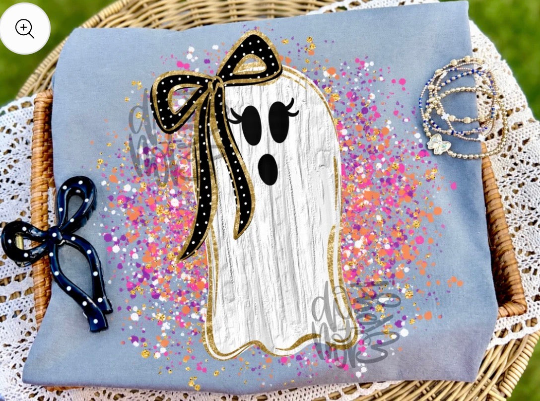 Splatter ghost tee