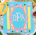 Pencil Monogram Tee
