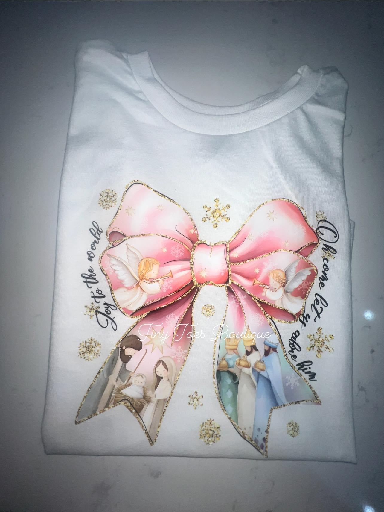 Joy to the world bow