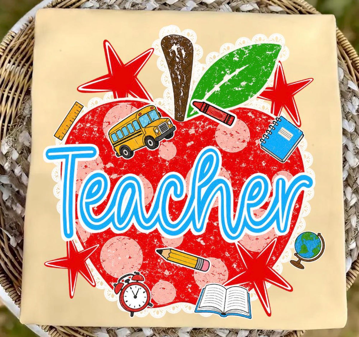 Teacher Apple Tee