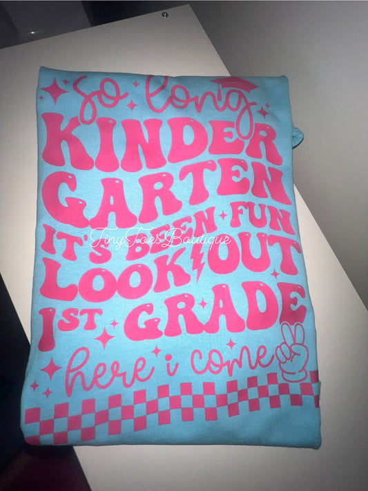 So long Kindergarten