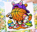 Easter basketball drip tee