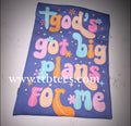 Big Plans- 2 sided tee