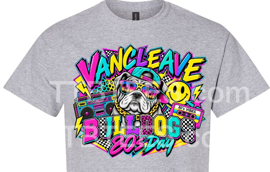 Vancleave Bulldogs 80s day