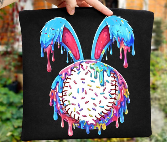 Baseball bunny drip Easter