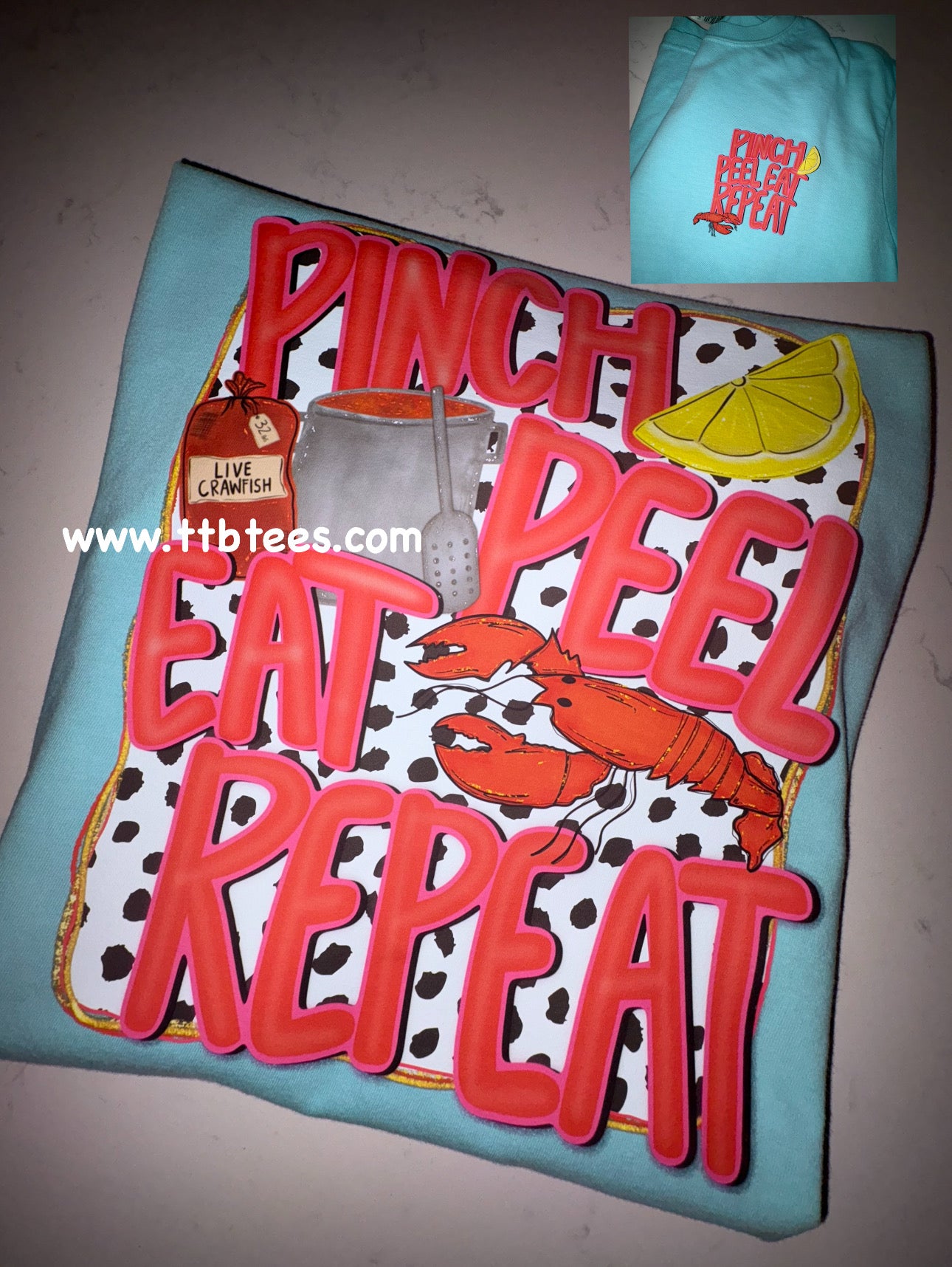 Comfort colors- Pinch, Peel, Eat, Repeat