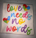 Love needs no words