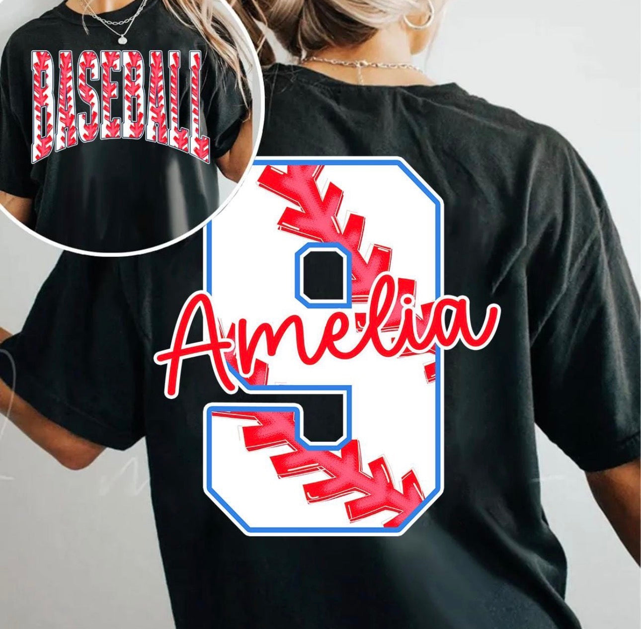 Custom baseball shirt