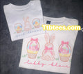 Easter Trio Tees with names