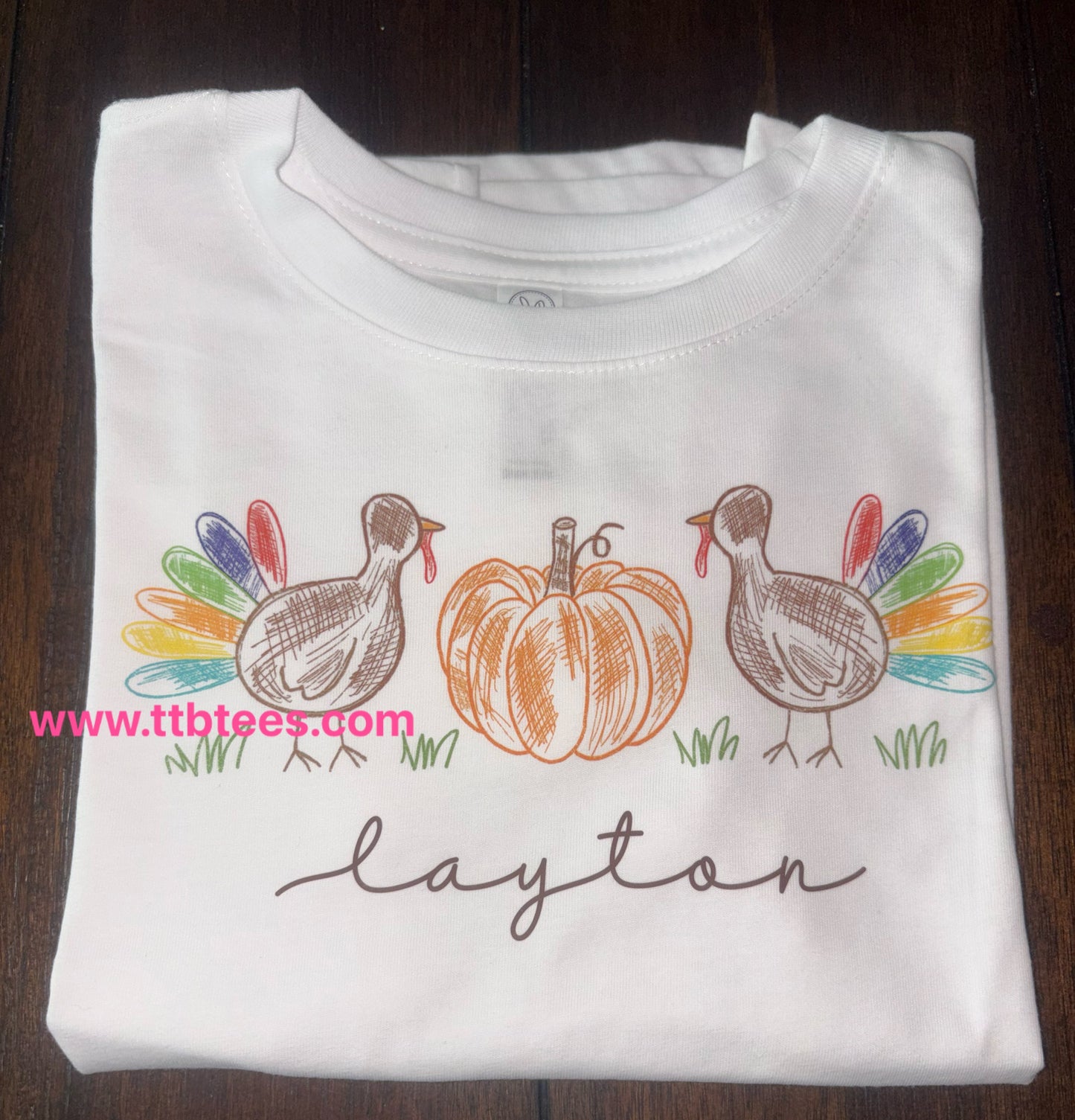 Turkey Trio with name