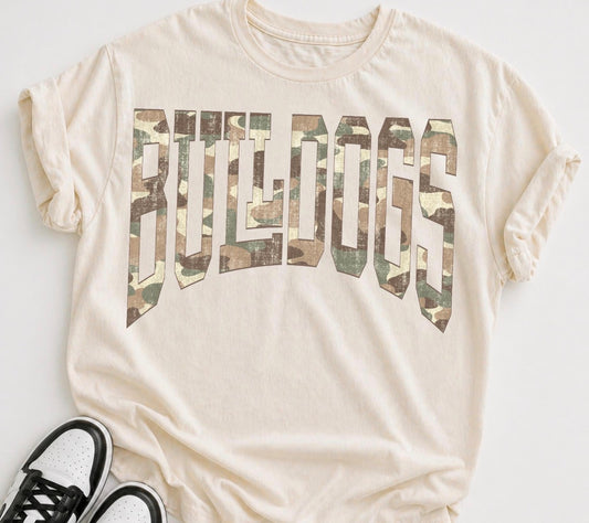 Bulldogs Camo Tee