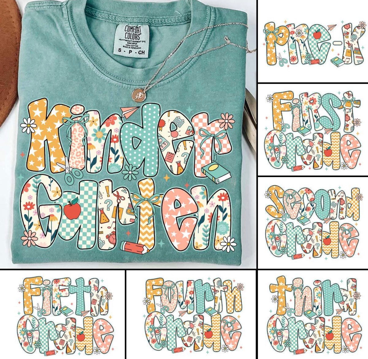 Comfort colors: grade levels